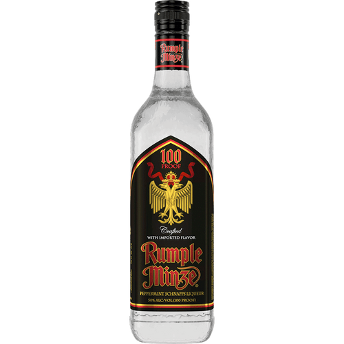 Rumple Minze Peppermint 750ML Front Bottle Label