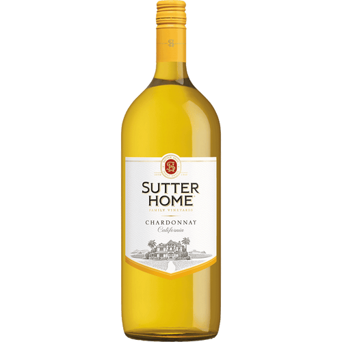 Sutter Home Chardonnay 187ML Front Bottle Label