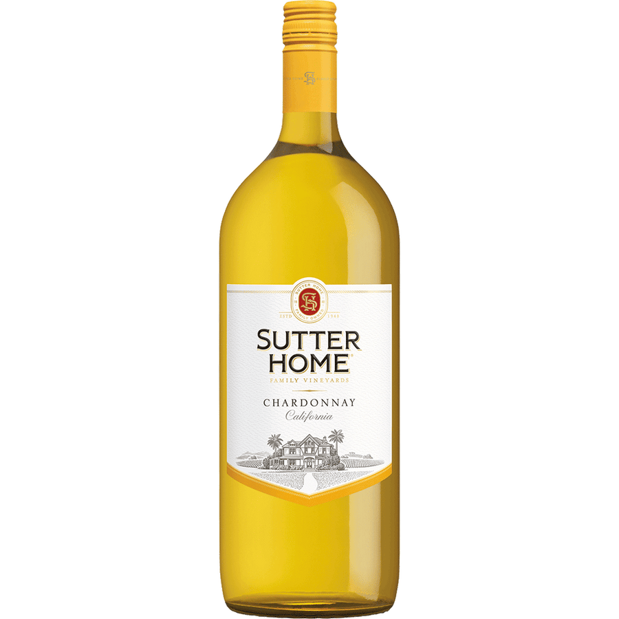 Sutter Home Chardonnay 187ML Front Bottle Label