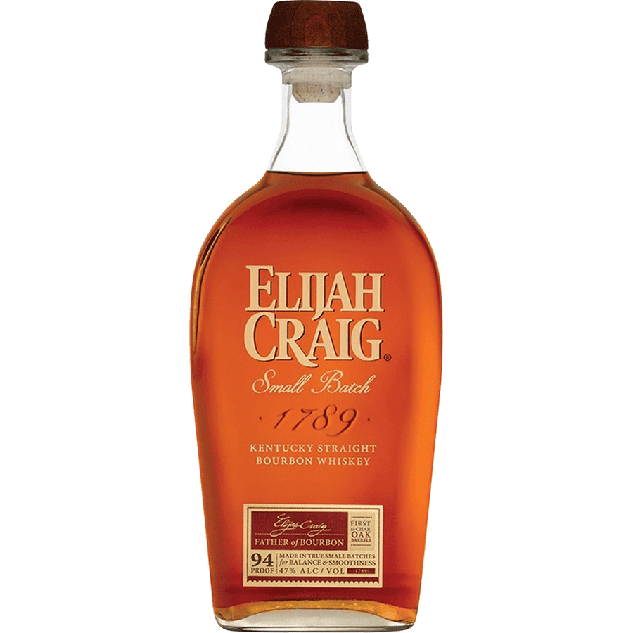Elijah Craig Small Batch 50ML Front Bottle Label