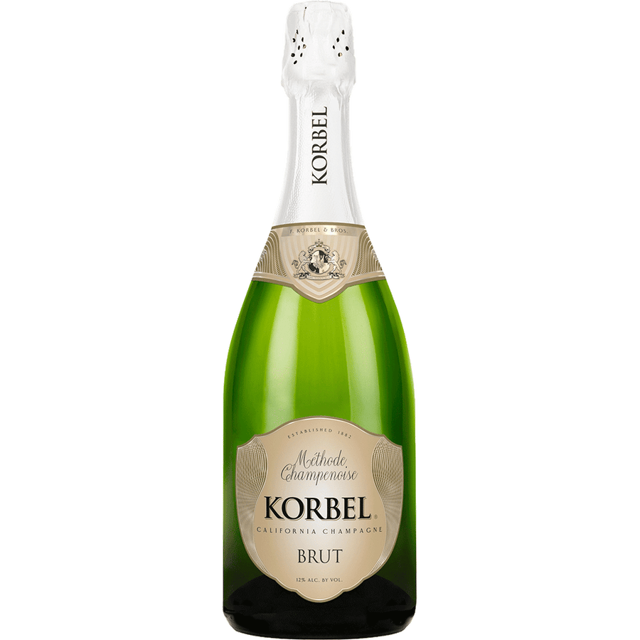 Korbel California Champagne Brut 1.5L Front Bottle Label