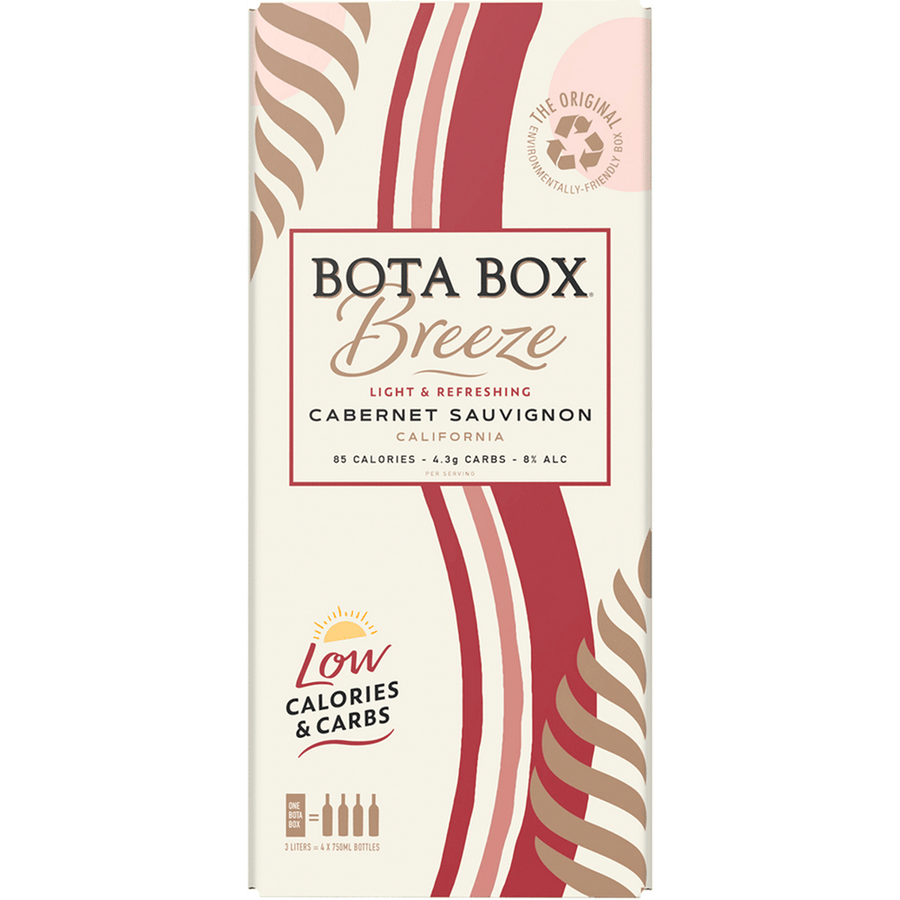 Bota Box Breeze Cabernet Sauvignon 3L Front Bottle Label