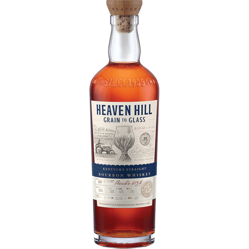 Heaven Hill Grain to Glass Kentucky Straight Bourbon - Bourbon bottle available at Buffalo House Liquor & Wines