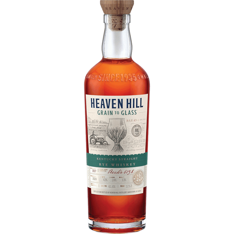 Heaven Hill Grain To Glass Straight Rye - Bourbon bottle available at Buffalo House Liquor & Wines
