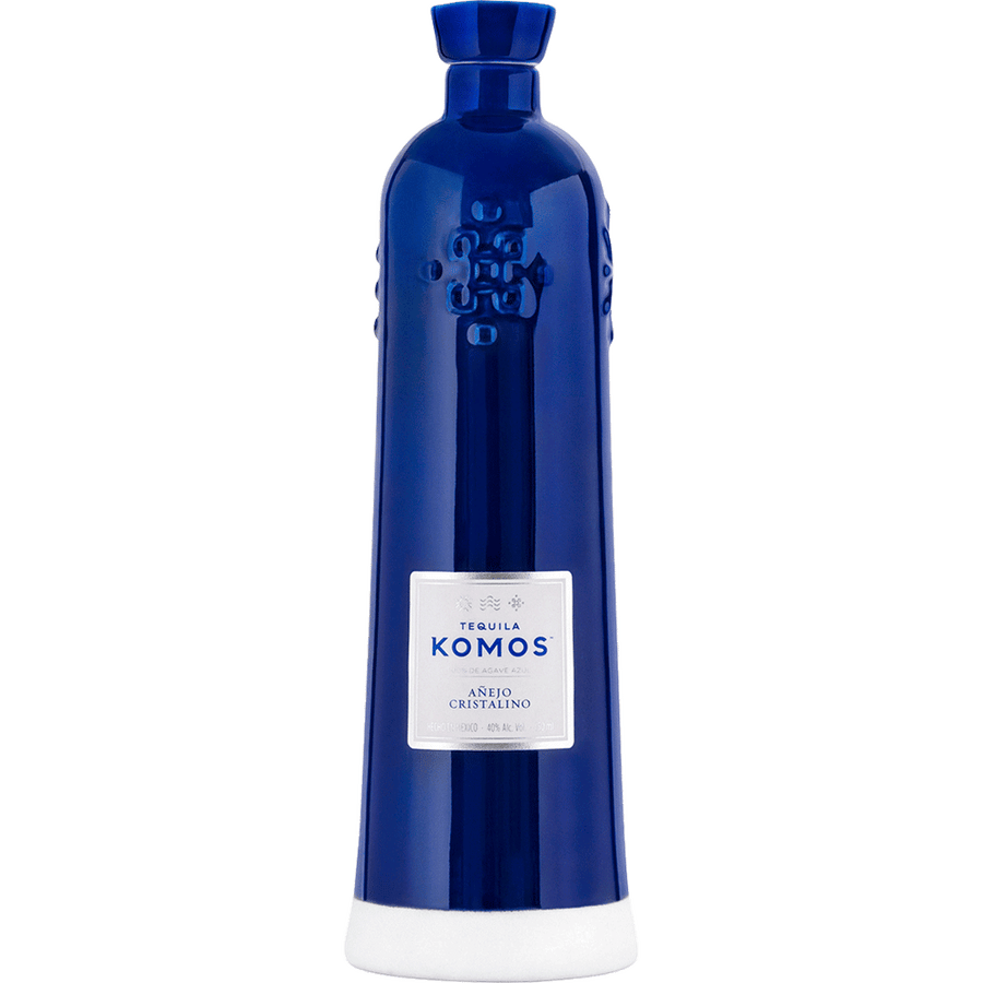 Tequila Komos Anejo Cristalino 750ML Front Bottle Label