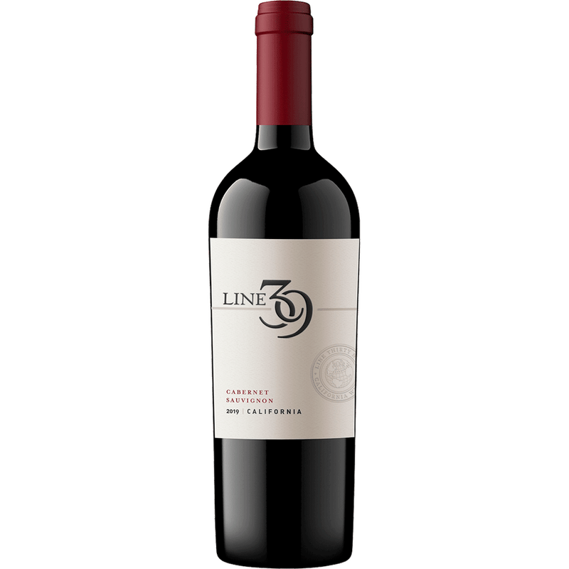 Line 39 Cabernet Sauvignon 750ML Front Bottle Label