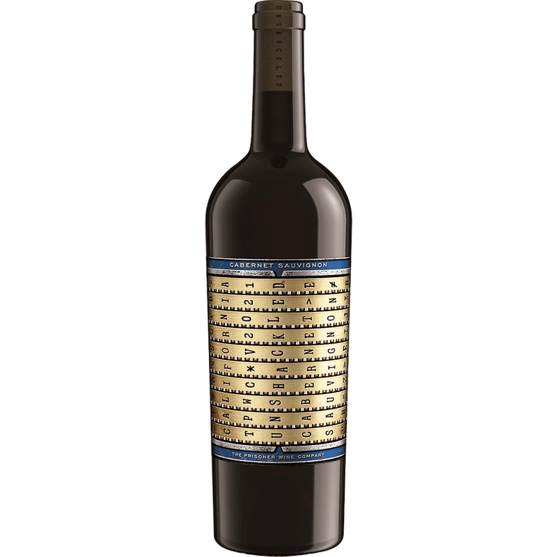 Unshackled Cabernet Sauvignon 750ML Front Bottle Label