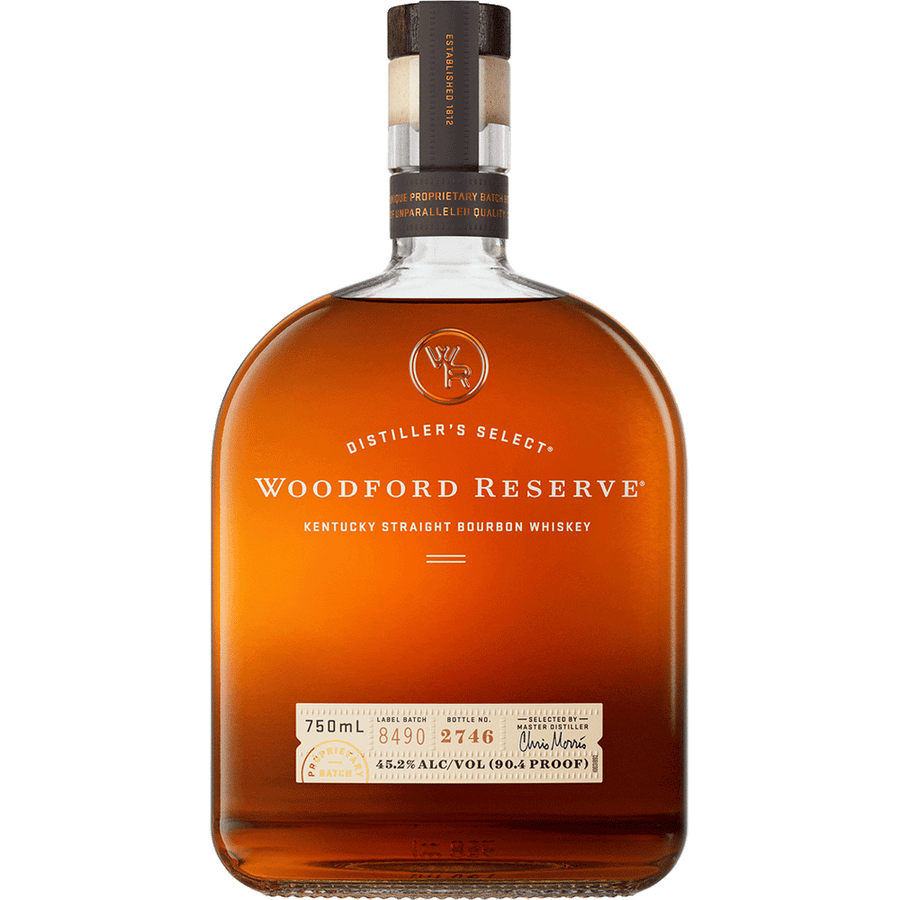 Woodford Reserve Straight Bourbon 1.75L Front Bottle Label