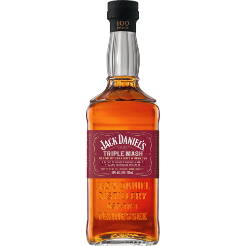 Jack Daniel's Triple Mash Blended 700ML Front Bottle Label