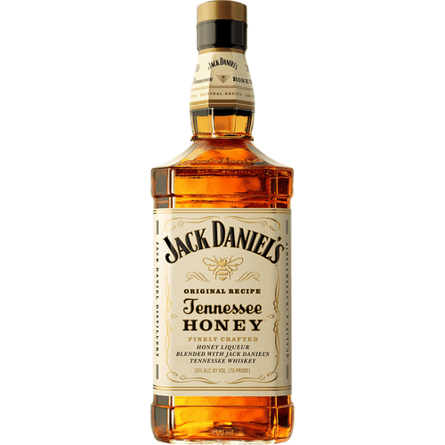 Jack Daniel's Tennessee Honey Whiskey 50ML Front Bottle Label