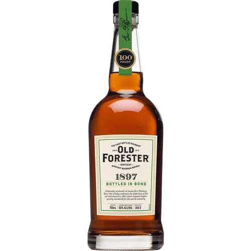 Old Forester 1897 Bottled In Bond 750ML Front Bottle Label
