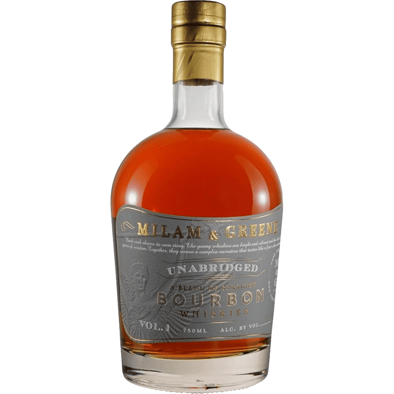 Milam & Greene Unabridged Blended Bourbon - Bourbon bottle available at Buffalo House Liquor & Wines