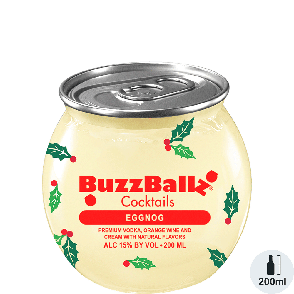Image of BuzzBallz Eggnog Cocktails 30 Proof