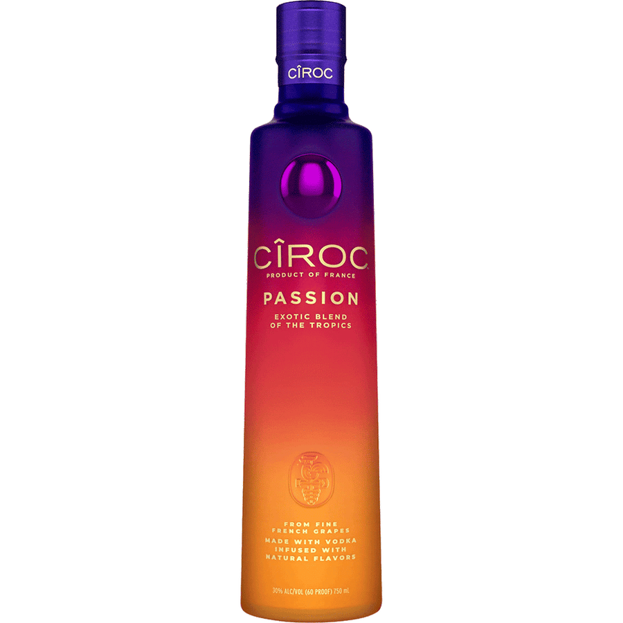 Ciroc Passion Vodka 750ML Front Bottle Label