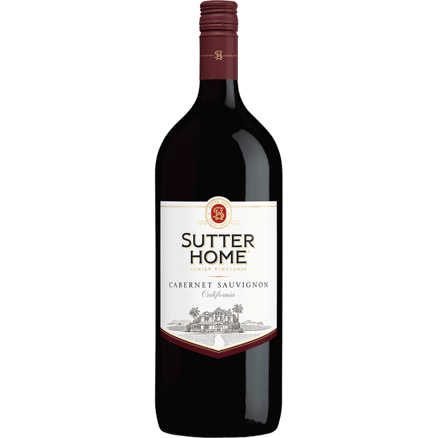 Sutter Home Cabernet Sauvignon 187ML Front Bottle Label