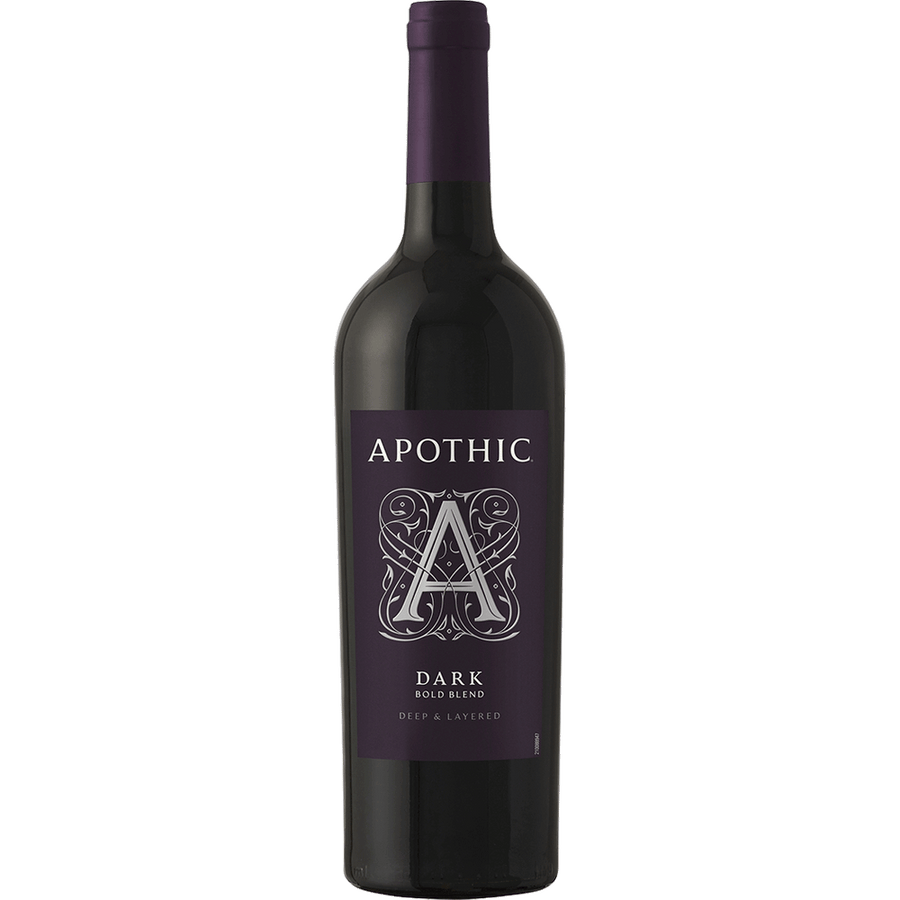 Apothic Dark 750ML Front Bottle Label