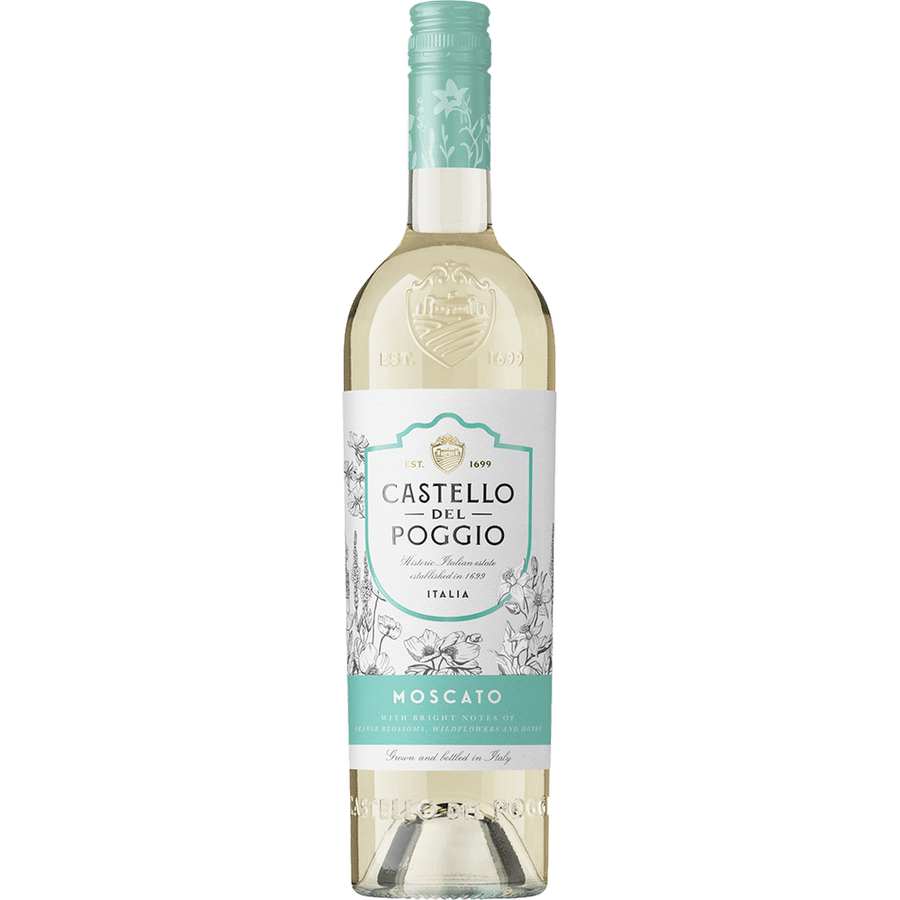 Castello del Poggio Moscato 750ML Front Bottle Label