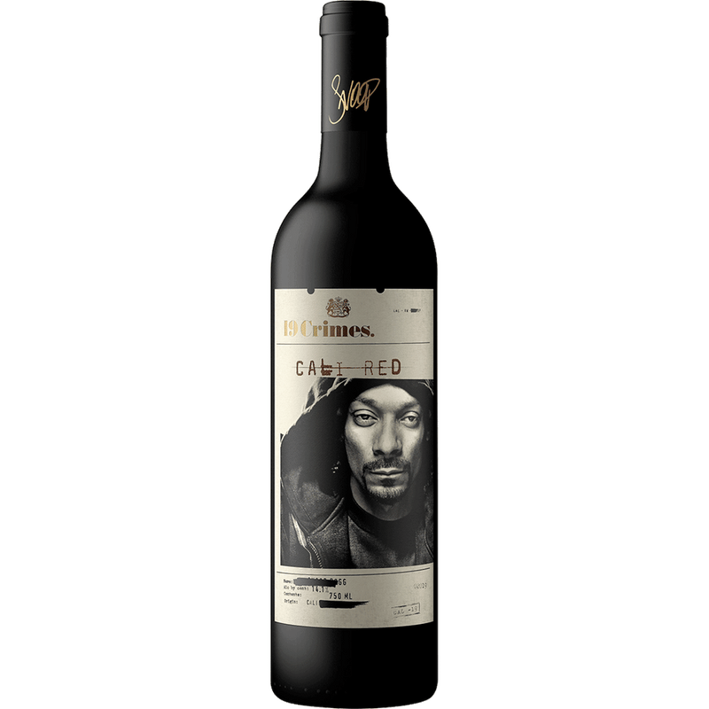 19 Crimes Snoop Dogg Cali Red 750ML Front Bottle Label