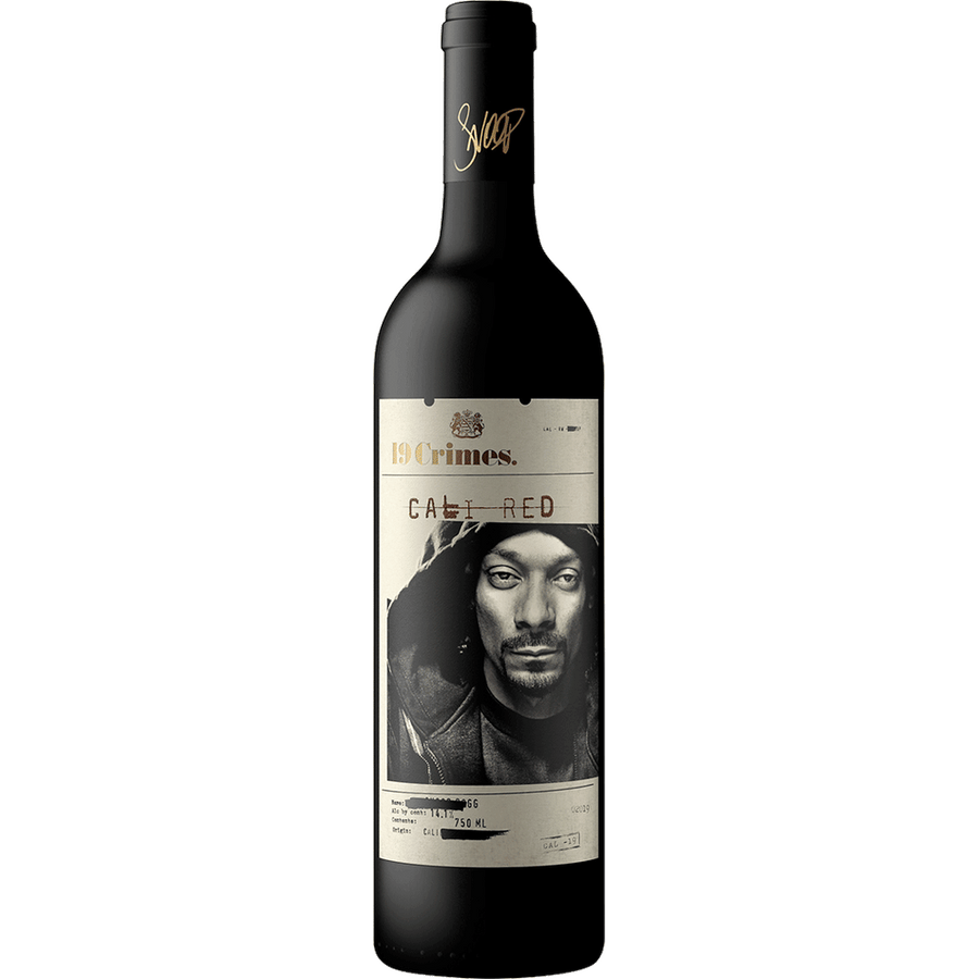 19 Crimes Snoop Dogg Cali Red 750ML Front Bottle Label