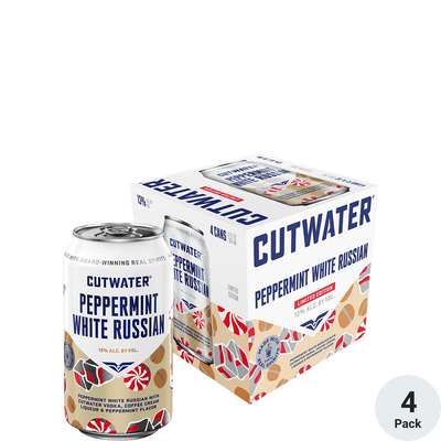 Cutwater Peppermint White Russian - Ready-to-Drink Cocktail bottle available at Buffalo House Liquor & Wines
