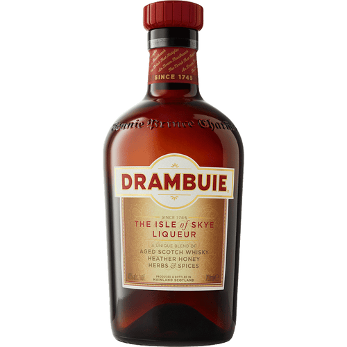 Drambuie Liqueur Gift Pack 750ML Front Bottle Label
