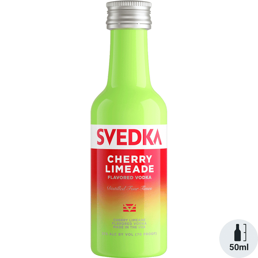Svedka Cherry Limeade 1.75L Front Bottle Label