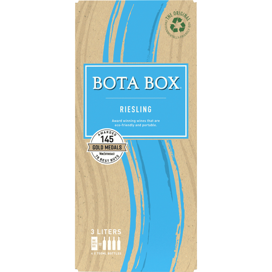 Bota Box Riesling 3L Front Bottle Label