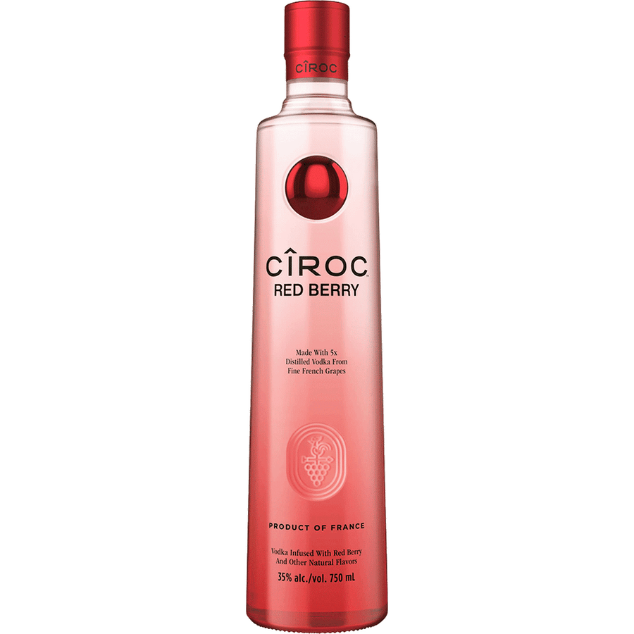 CIROC Red Berry 50ML Front Bottle Label