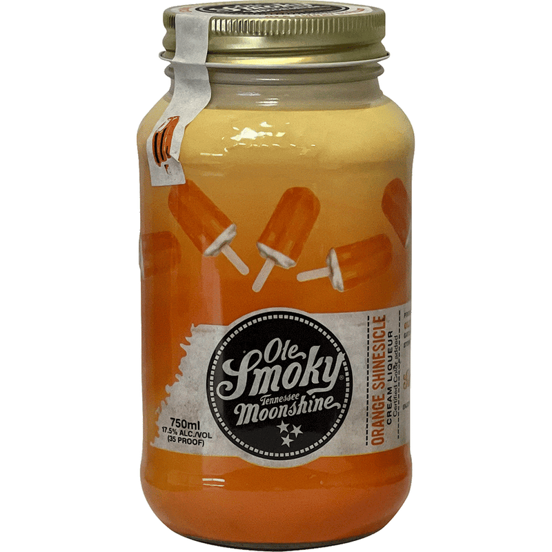 Ole Smoky Orange Shinesicle Cream Liqueur 750ML Front Bottle Label
