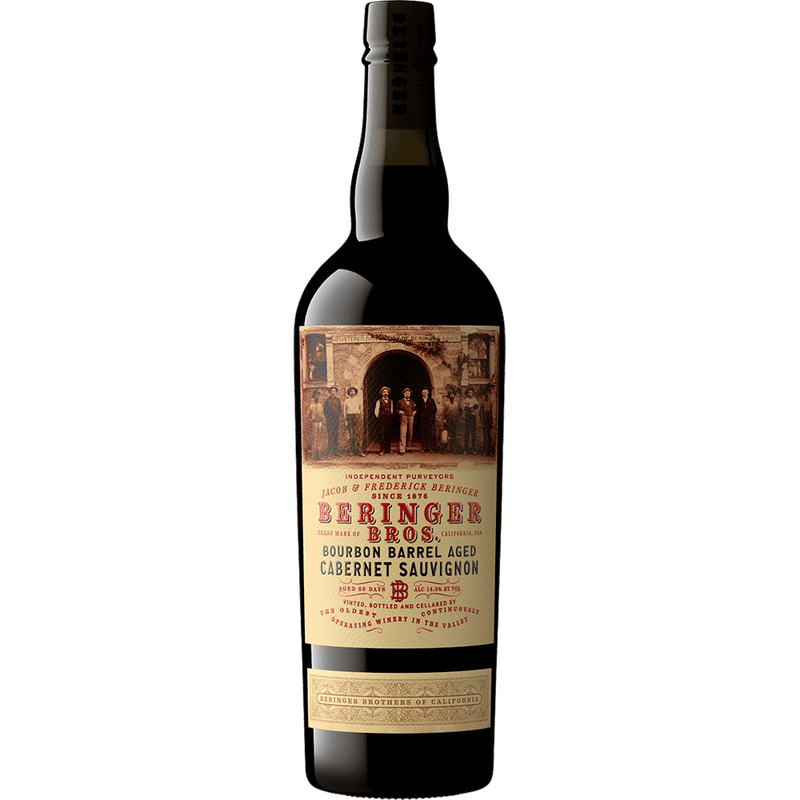Beringer Bros. Bourbon Barrel Cabernet 750ML Front Bottle Label