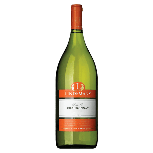 Lindeman's Bin 65 Chardonnay 1.5L Front Bottle Label