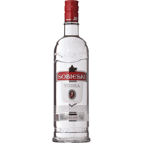Sobieski Vodka 50ML Front Bottle Label