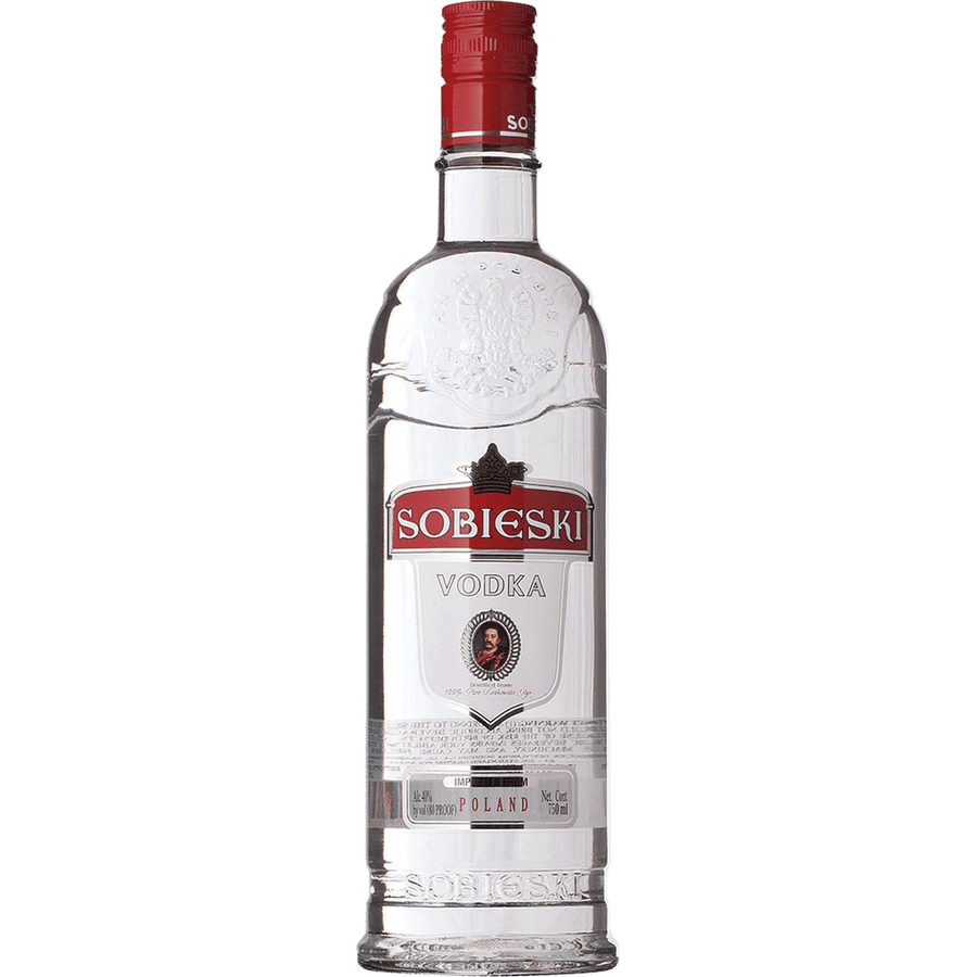 Sobieski Vodka 50ML Front Bottle Label