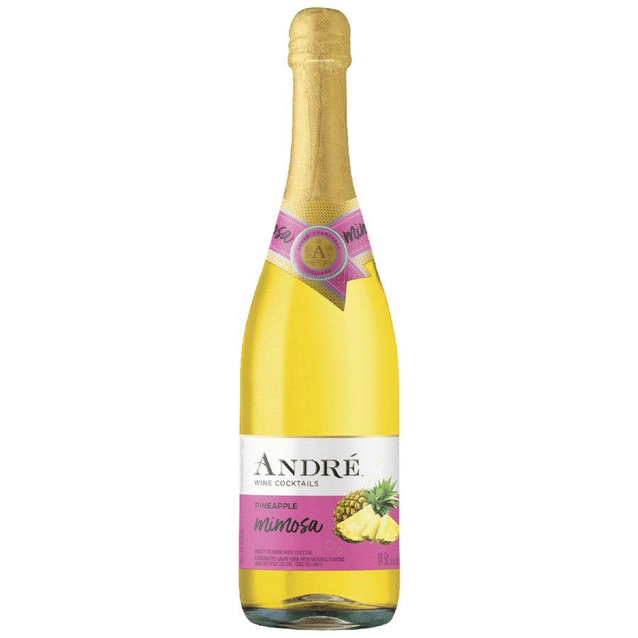Andre Pineapple Mimosa 750ML Front Bottle Label