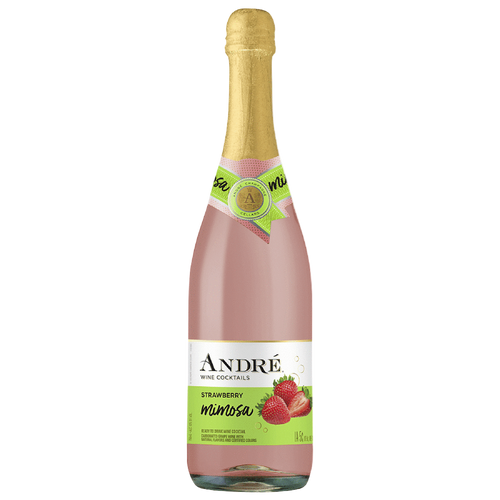 Andre Strawberry Mimosa 750ML Front Bottle Label