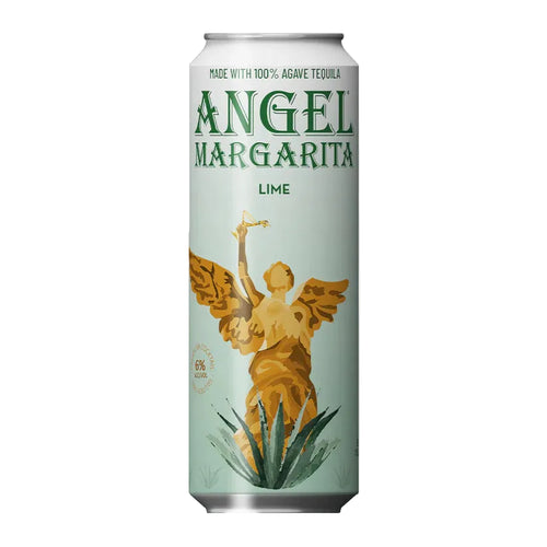 Angel Lime Margarita 4pk-12oz Cans Front Bottle Label