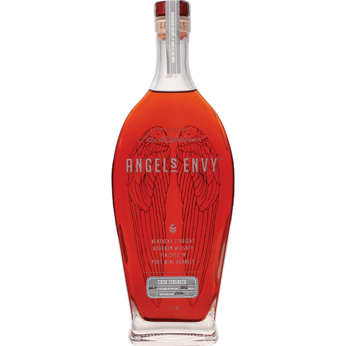 Angel's Envy Cask Strength Port Wine Finished Bourbon 750ML Front Bottle Label