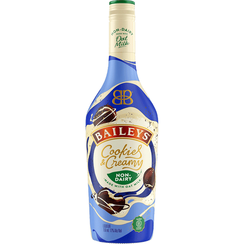 Baileys Cookies & Creamy Liqueur 50ML Front Bottle Label