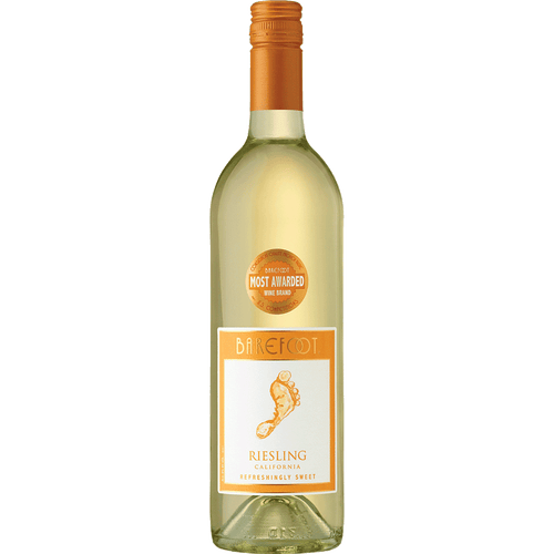 Barefoot Riesling 1.5L Front Bottle Label