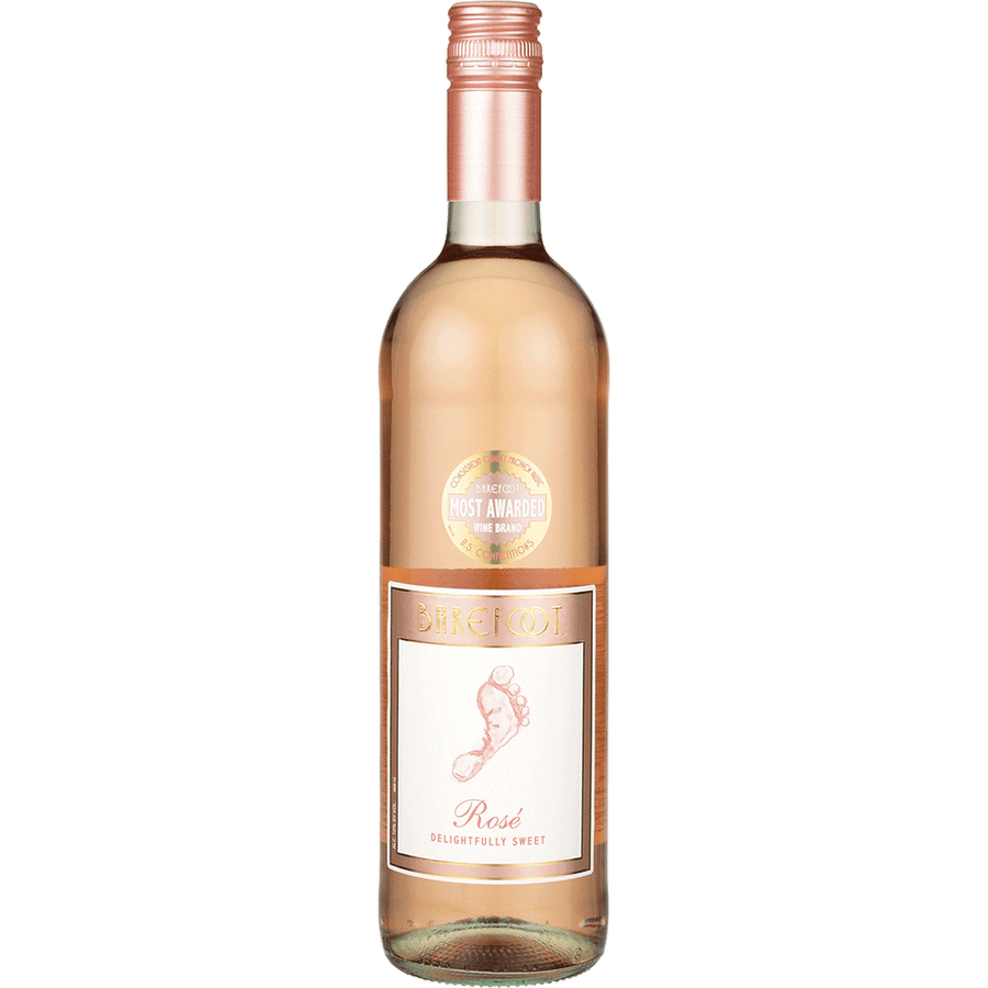 Barefoot Rose 1.5L Front Bottle Label