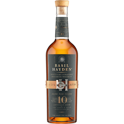 Basil Hayden 10 Year Bourbon 750ML Front Bottle Label