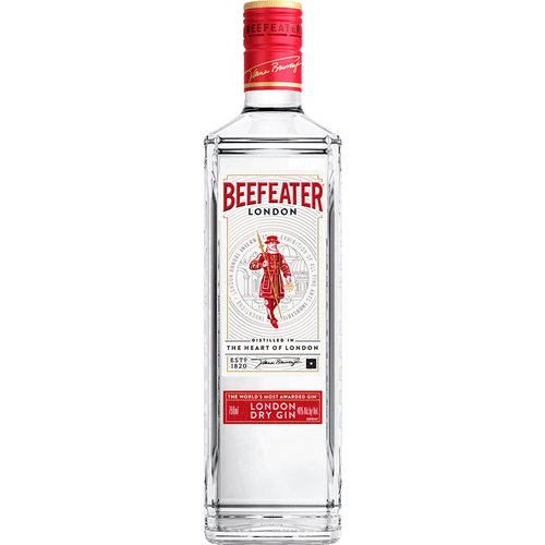 Beefeater London Dry Gin 1L Front Bottle Label