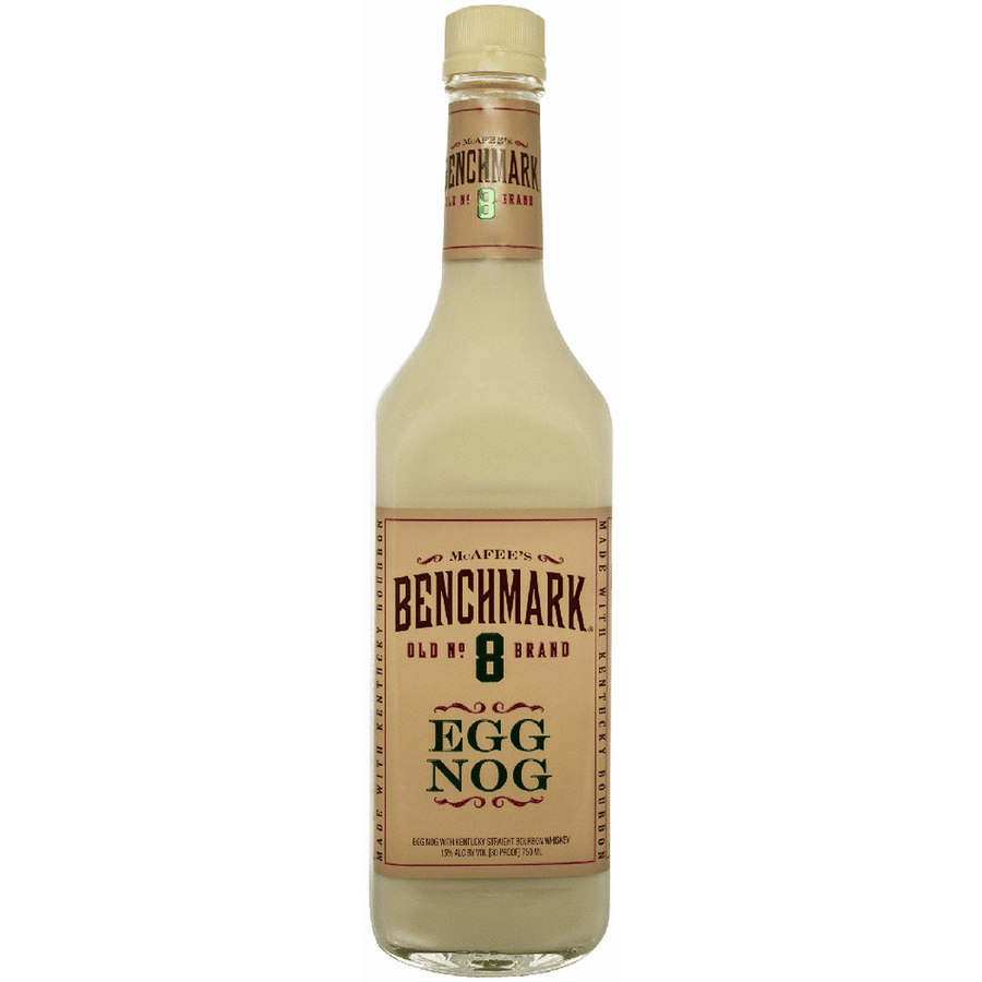 Benchmark Egg Nog Bourbon 750ML Front Bottle Label
