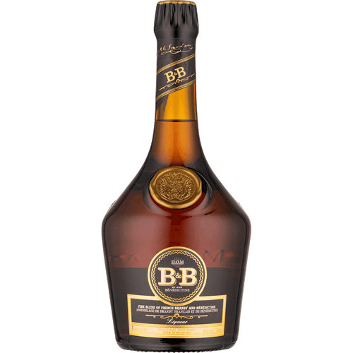 Benedictine B&b Brandy Liqueur 1L Front Bottle Label