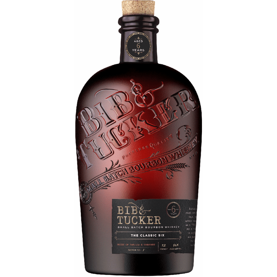 Bib & Tucker 6 Year Bourbon 750ML Front Bottle Label