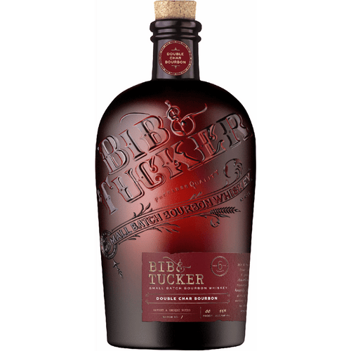 Bib & Tucker Double Char Bourbon 750ML Front Bottle Label