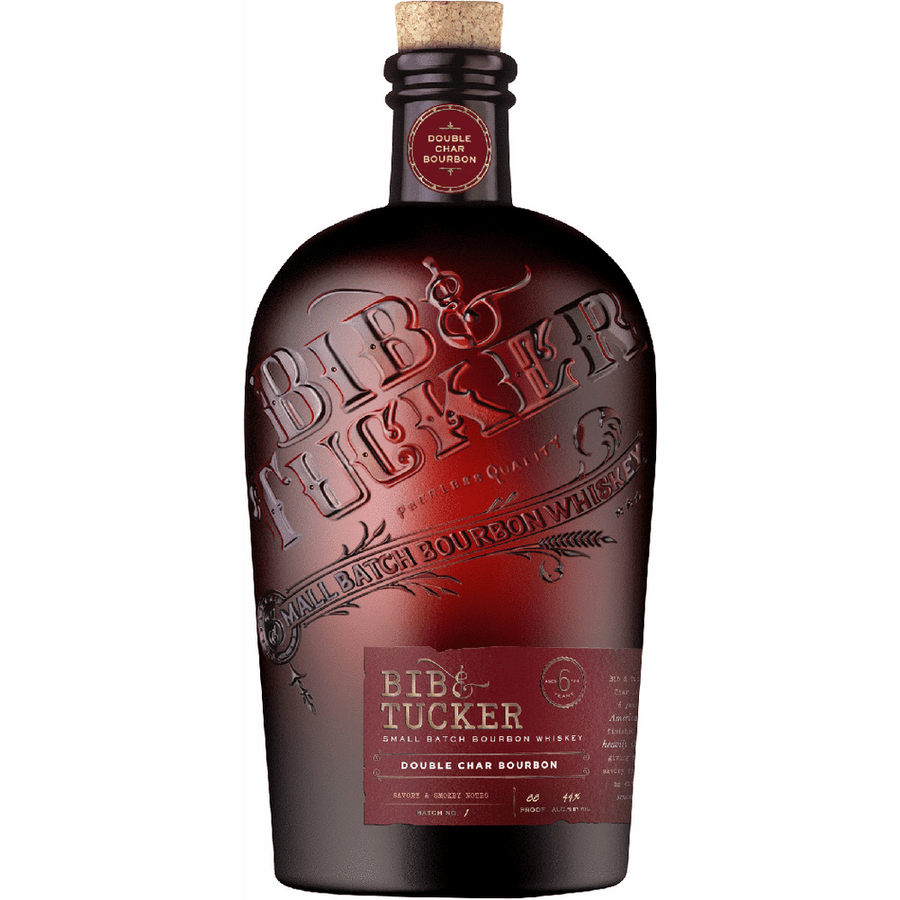 Bib & Tucker Double Char Bourbon 750ML Front Bottle Label