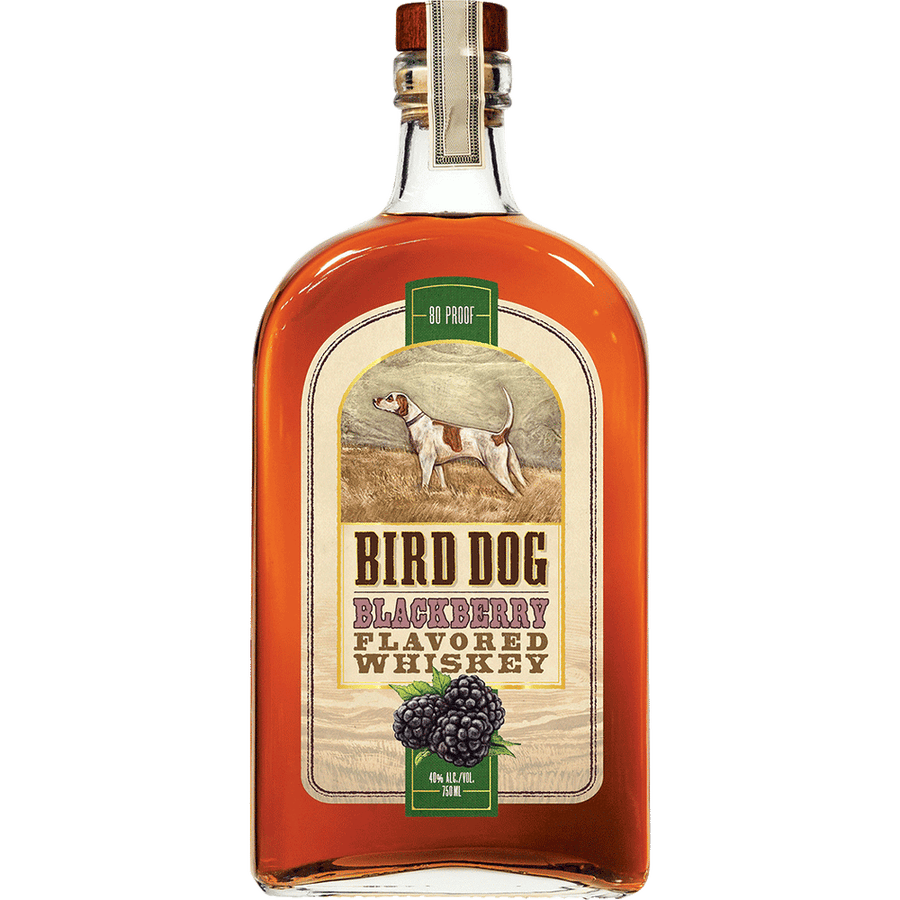 Bird Dog Blackberry Whiskey 750ML Front Bottle Label