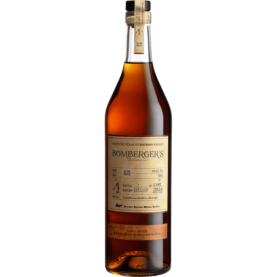Bomberger's Declaration Kentucky Straight Bourbon 750ML Front Bottle Label