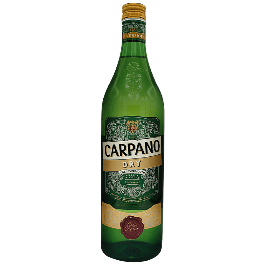 Carpano Dry Vermouth 750ML Front Bottle Label